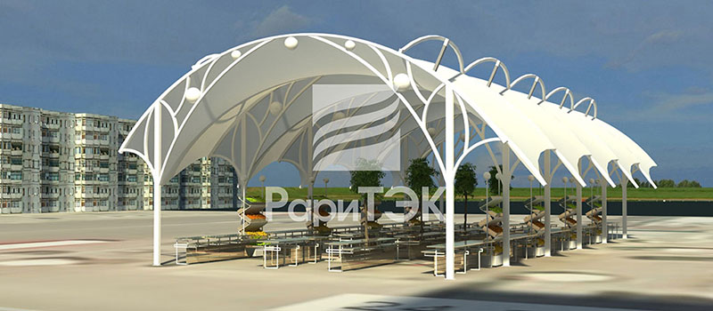 Уличные торговые палатки в Екатеринбурге